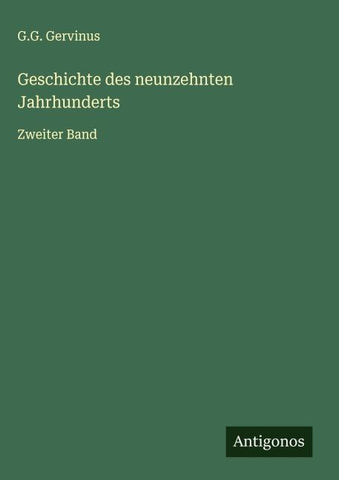 Geschichte des neunzehnten Jahrhunderts