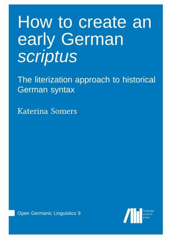 How to create an early German scriptus
