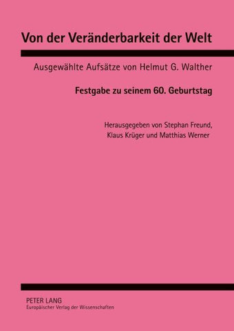 Von der Veränderbarkeit der Welt