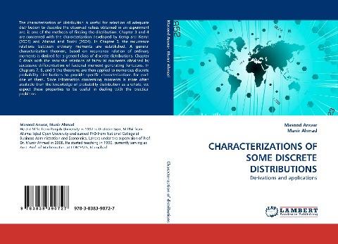 CHARACTERIZATIONS OF SOME DISCRETE DISTRIBUTIONS