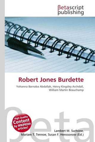 Robert Jones Burdette