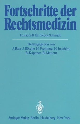 Fortschritte der Rechtsmedizin