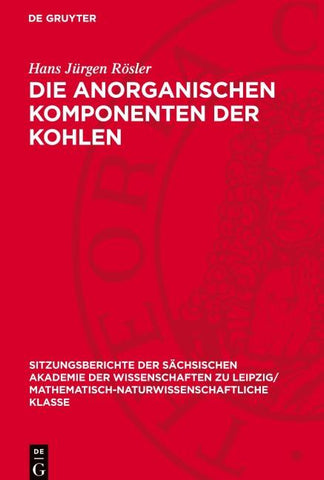 Die anorganischen Komponenten der Kohlen