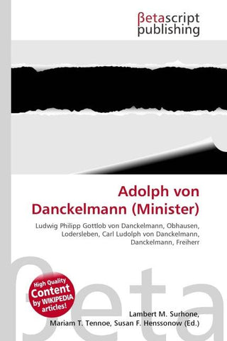 Adolph von Danckelmann (Minister)