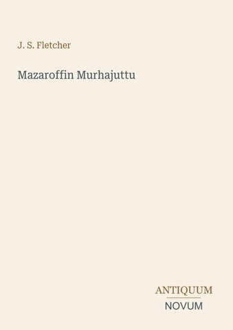 Mazaroffin Murhajuttu