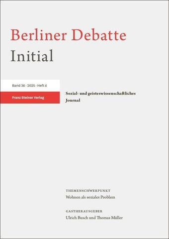 Berliner Debatte Initial 36 (2025) 4