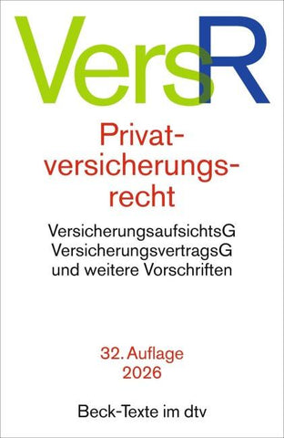 Privatversicherungsrecht. VersR