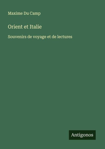 Orient et Italie
