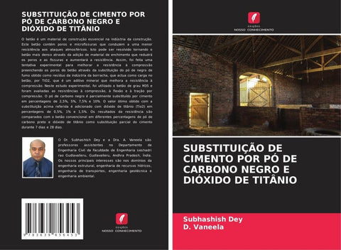 SUBSTITUIÇÃO DE CIMENTO POR PÓ DE CARBONO NEGRO E DIÓXIDO DE TITÂNIO