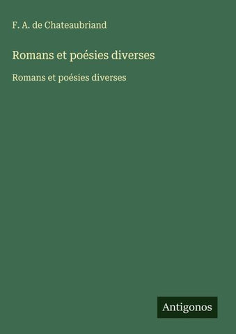 Romans et poésies diverses