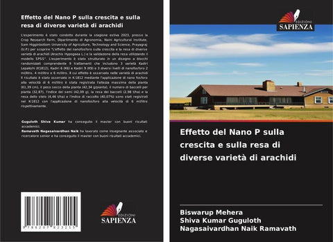 Effetto del Nano P sulla crescita e sulla resa di diverse varietà di arachidi