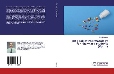 Text book of Pharmacology for Pharmacy Students (Vol. 1)