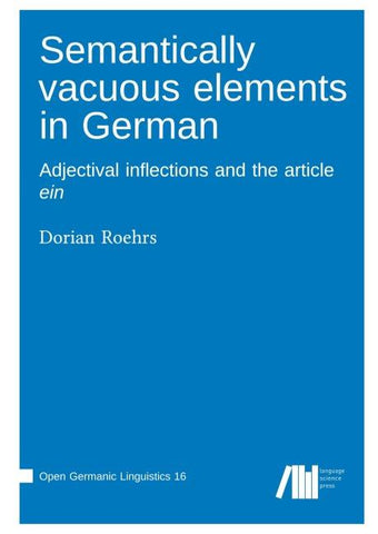 Semantically vacuous elements in German