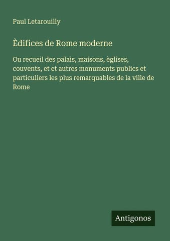 Èdifices de Rome moderne