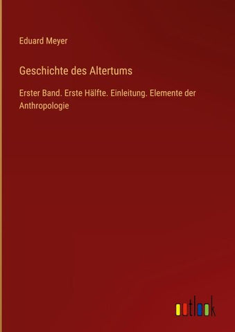 Geschichte des Altertums