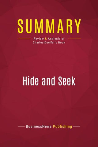 Summary: Hide and Seek