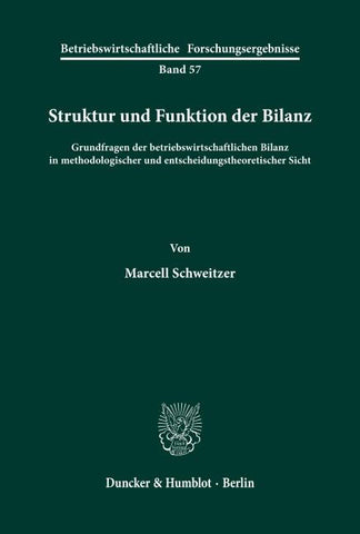 Struktur und Funktion der Bilanz.