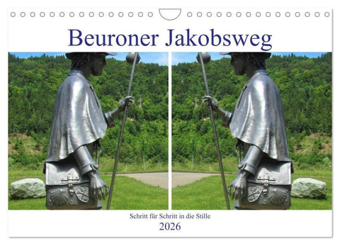 Beuroner Jakobsweg (Wandkalender 2026 DIN A4 quer), CALVENDO Monatskalender