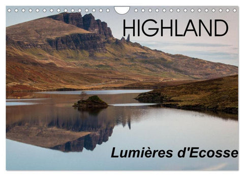 HIGHLAND, Lumières d'Ecosse (Calendrier mural 2026 DIN A4 vertical), CALVENDO calendrier mensuel