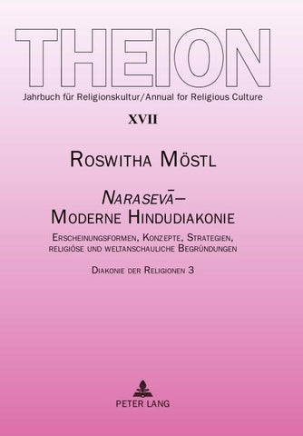 Diakonie der Religionen 3, 'Narasev¿' - Moderne Hindudiakonie