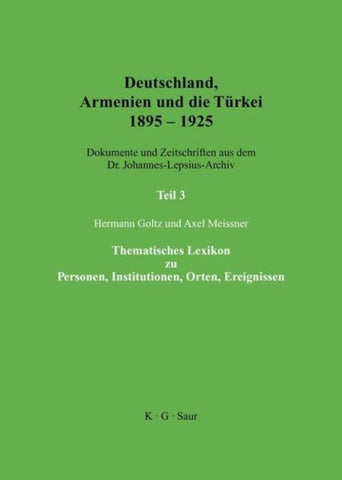Thematisches Lexikon zu Personen, Institutionen, Orten, Ereignissen