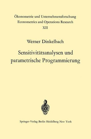 Sensitivitätsanalysen und parametrische Programmierung