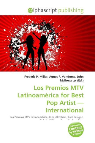 Los Premios MTV Latinoamérica for Best Pop Artist - International