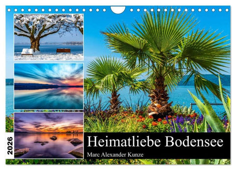 Heimatliebe Bodensee (Wandkalender 2026 DIN A4 quer), CALVENDO Monatskalender