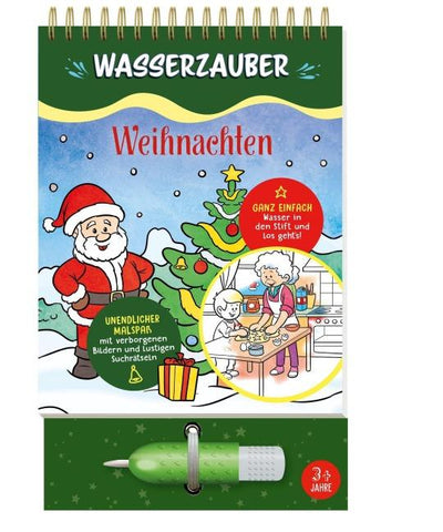 Weihnachten Wasserzauber Malbuch