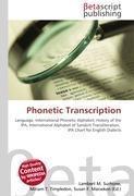 Phonetic Transcription