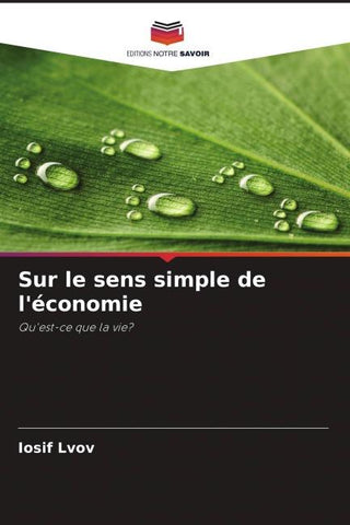 Sur le sens simple de l'économie