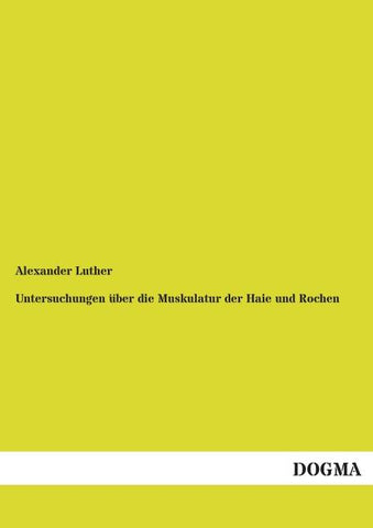 Untersuchungen über die Muskulatur der Haie und Rochen