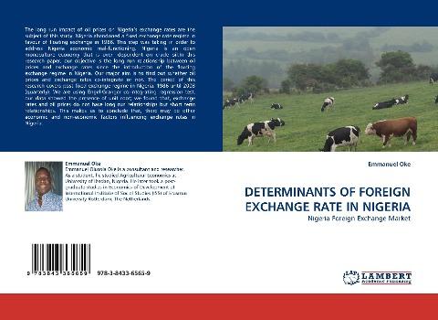 DETERMINANTS OF FOREIGN EXCHANGE RATE IN NIGERIA