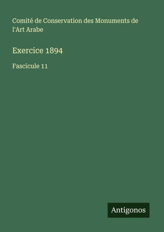 Exercice 1894