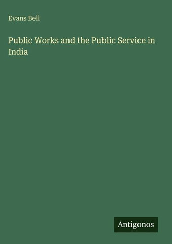 Public Works and the Public Service in India