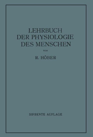 Lehrbuch der Physiologie des Menschen