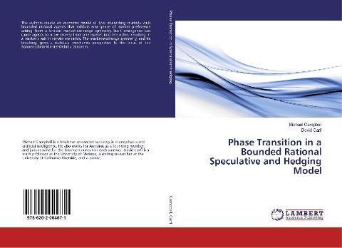Phase Transition in a Bounded Rational Speculative and Hedging Model