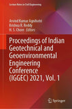 Proceedings of Indian Geotechnical and Geoenvironmental Engineering Conference (IGGEC) 2021, Vol. 1