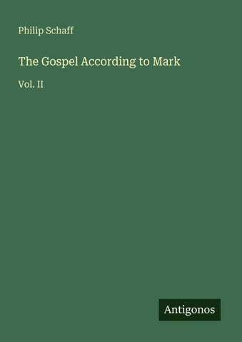 The Gospel According to Mark