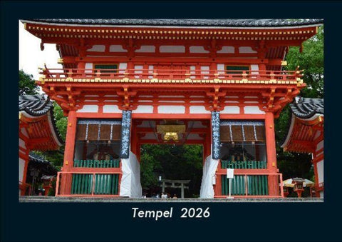 Tempel  2026 Fotokalender DIN A5