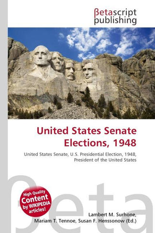 United States Senate Elections, 1948