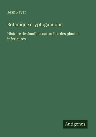 Botanique cryptogamique