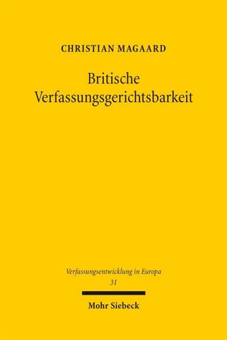 Britische Verfassungsgerichtsbarkeit