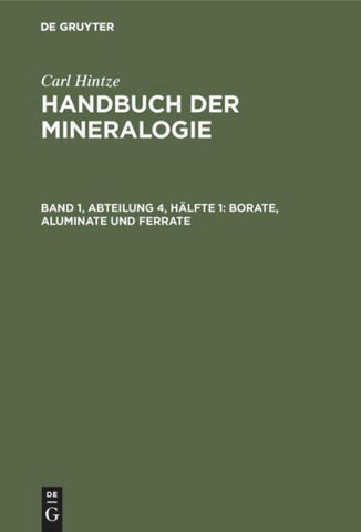 Borate, Aluminate und Ferrate