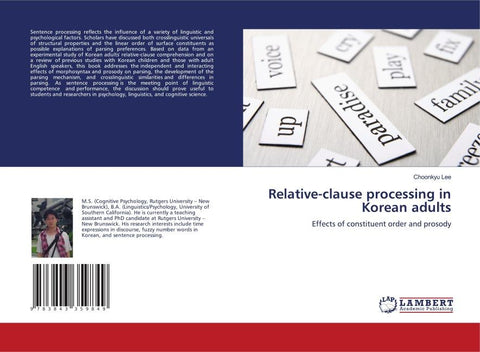 Relative-clause processing in Korean adults