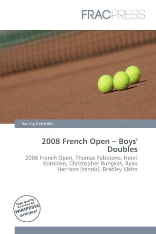 2008 French Open - Boys' Doubles
