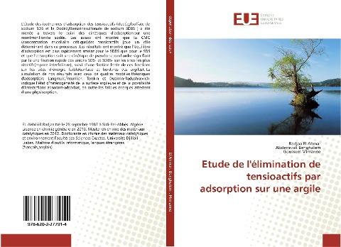 Etude de l'élimination de tensioactifs par adsorption sur une argile