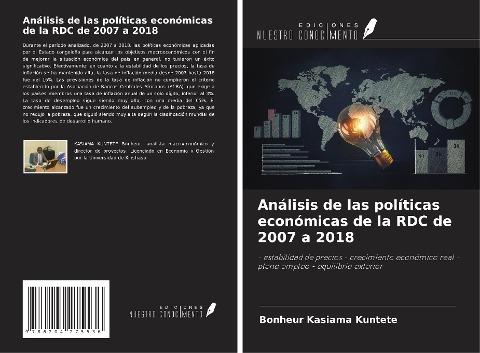 Análisis de las políticas económicas de la RDC de 2007 a 2018