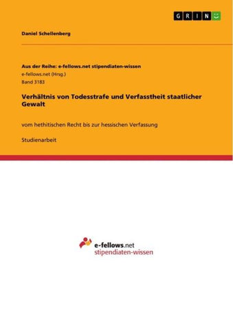 Verhältnis von Todesstrafe und Verfasstheit staatlicher Gewalt