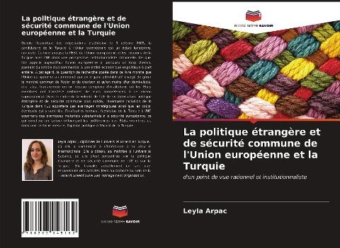 La politique étrangère et de sécurité commune de l'Union européenne et la Turquie